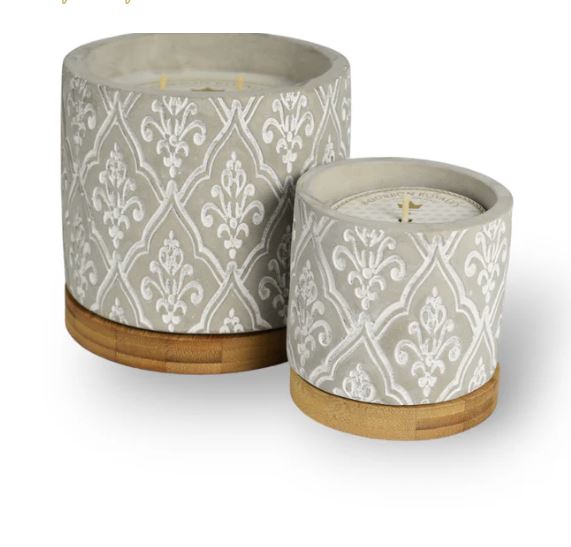 16 OZ Damask Stone Queen of Bourbon Candle - Image 3